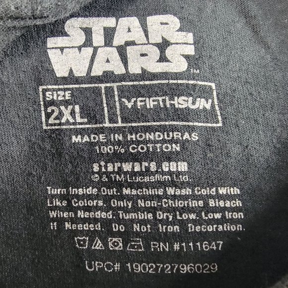 Star Wars Rogue One Mens 2XL Black Green Death Trooper Helmet Graphic T Shirt - Picture 4 of 8